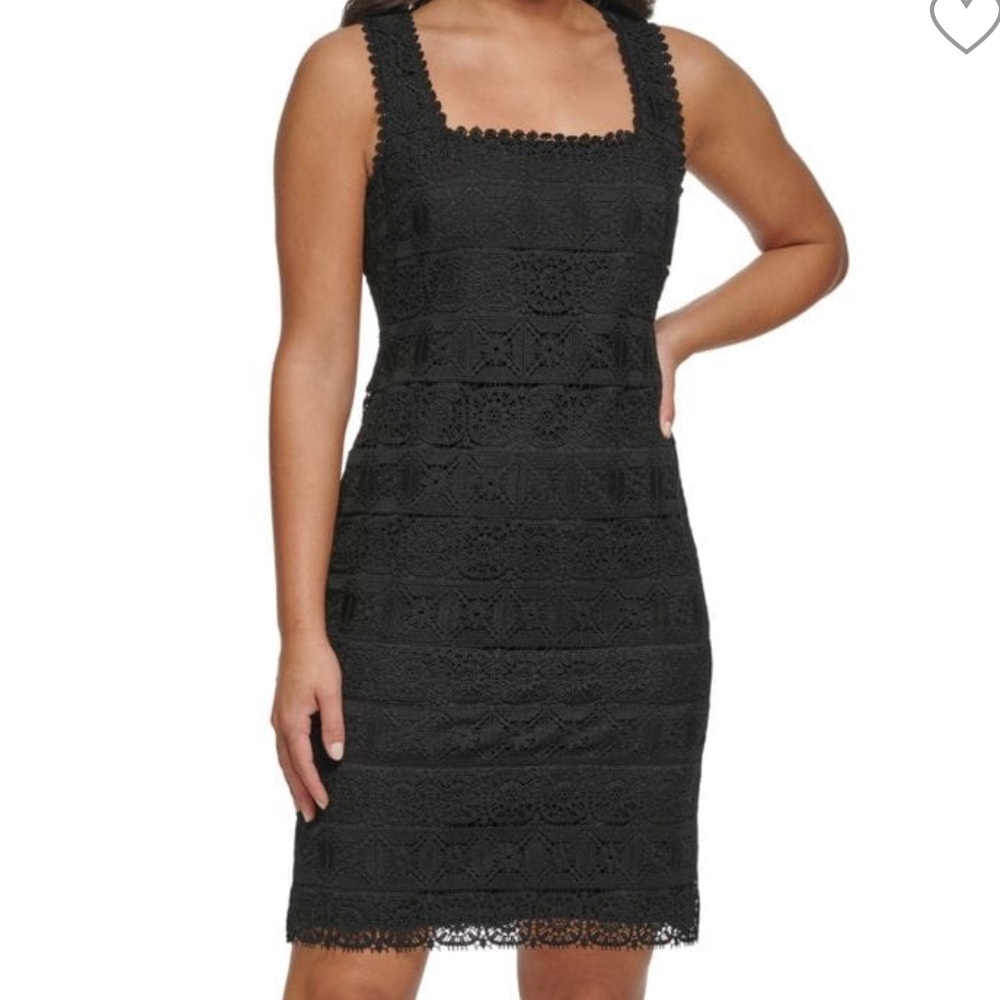 NWT Kenzie black lace shift dress size 4
